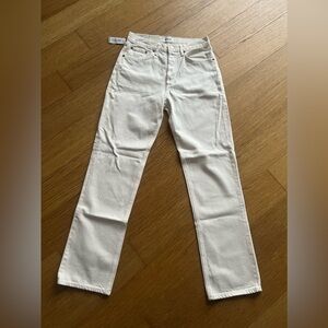 NEW W/ TAGS AGOLDE Lana Mid-rise Vintage Straight Legged Jeans In Drum (size 23)